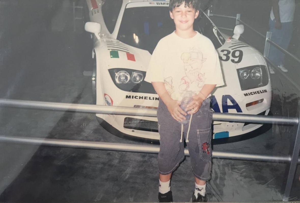 Guilherme Viana quando era criança